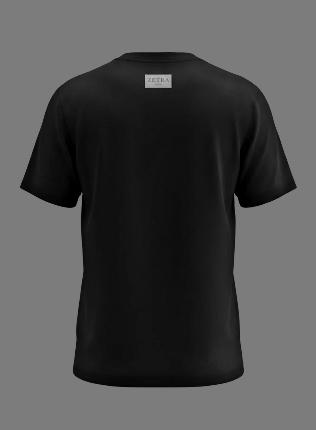 Zetra | Siyah Pamuk Regular Fit Tee