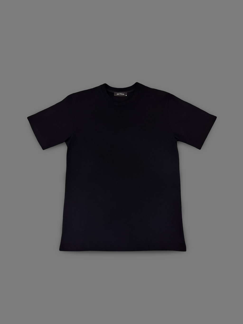 Zetra | Siyah Pamuk Regular Fit Tee