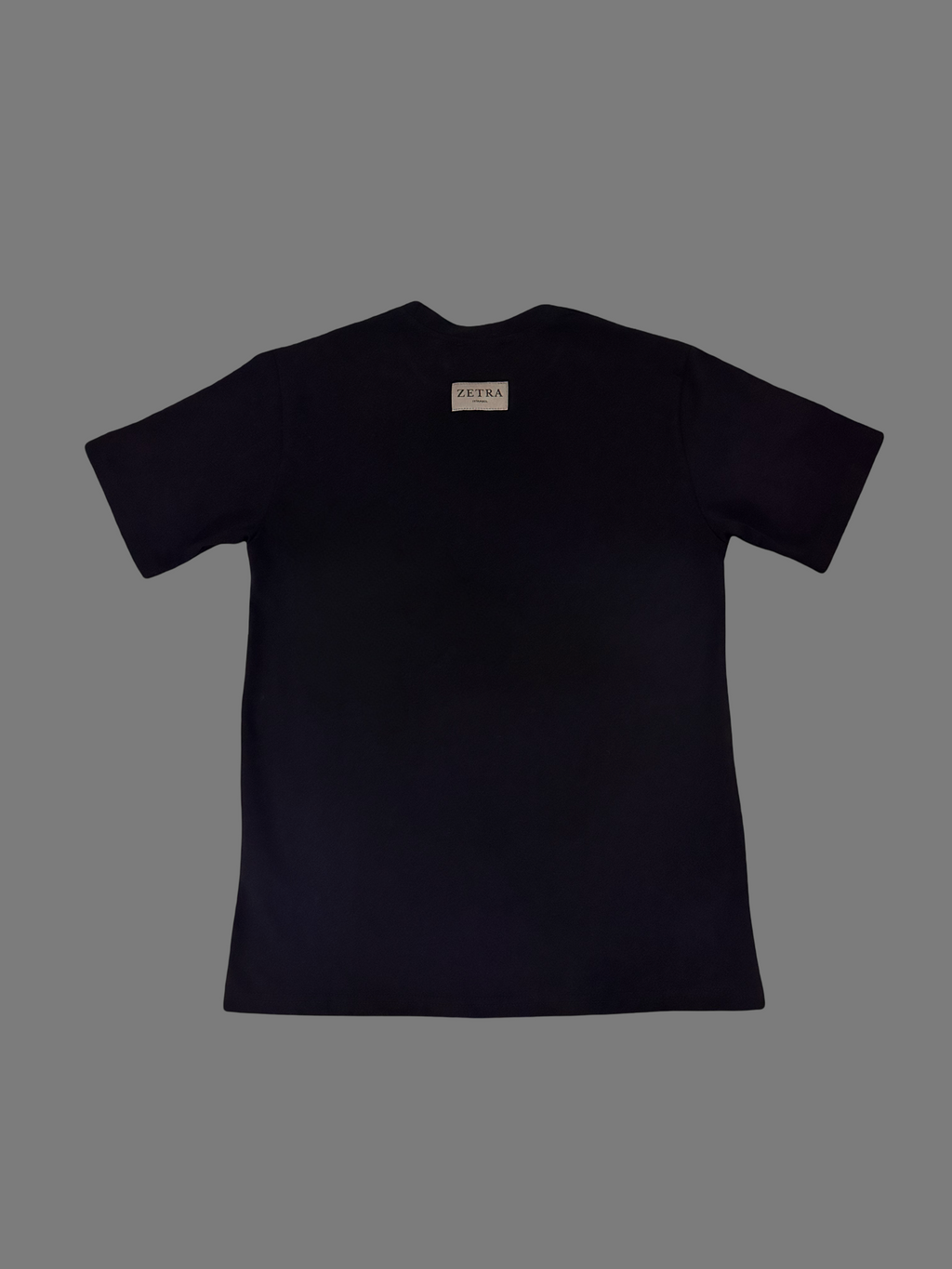 Zetra | Siyah Pamuk Regular Fit Tee